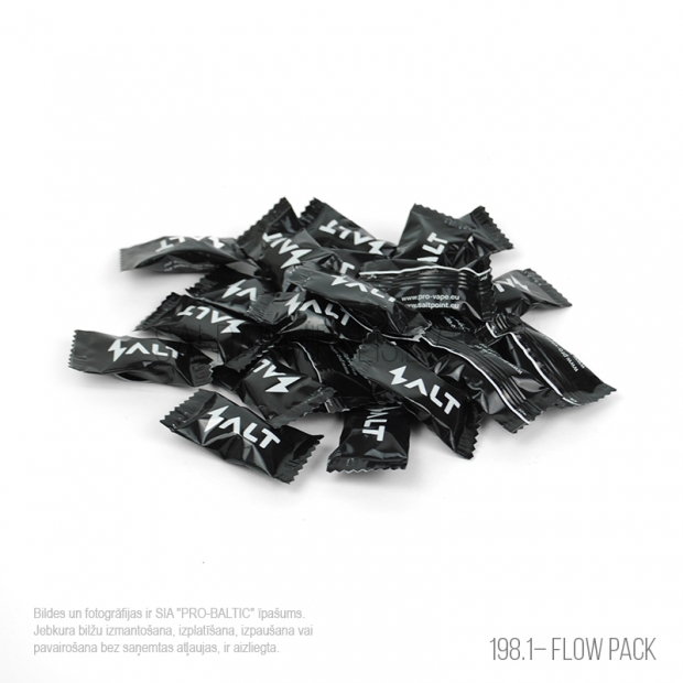 Ledenes 3.2g flowpack iepakojumā ar druku 1 krāsā