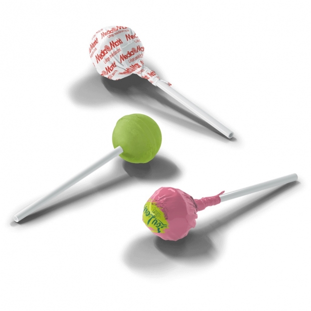 Karamele uz kociņa 8.5g ar druku 1 krāsā