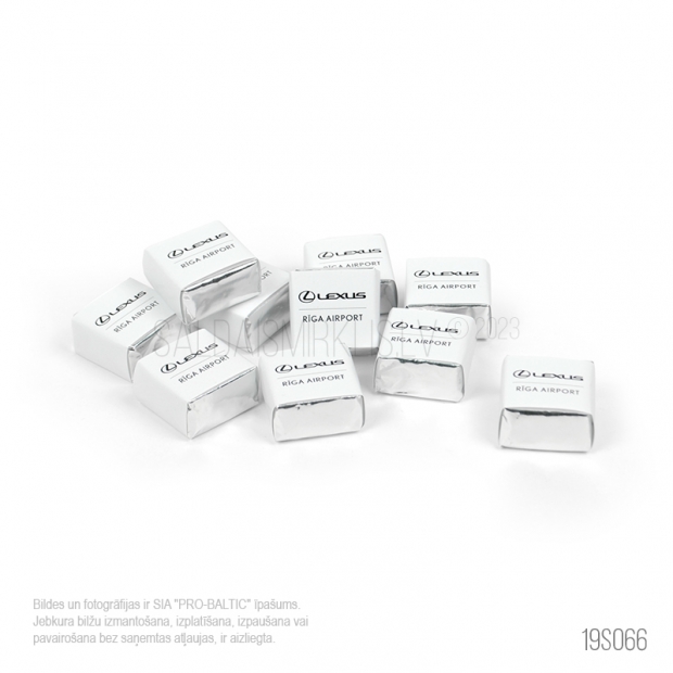 Šokolādes konfektes ar vafelēm 10g “Sveiks”