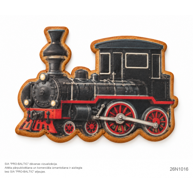 Gift “Creative Gingerbread” 26N1016 with printed gingerbread and cutter