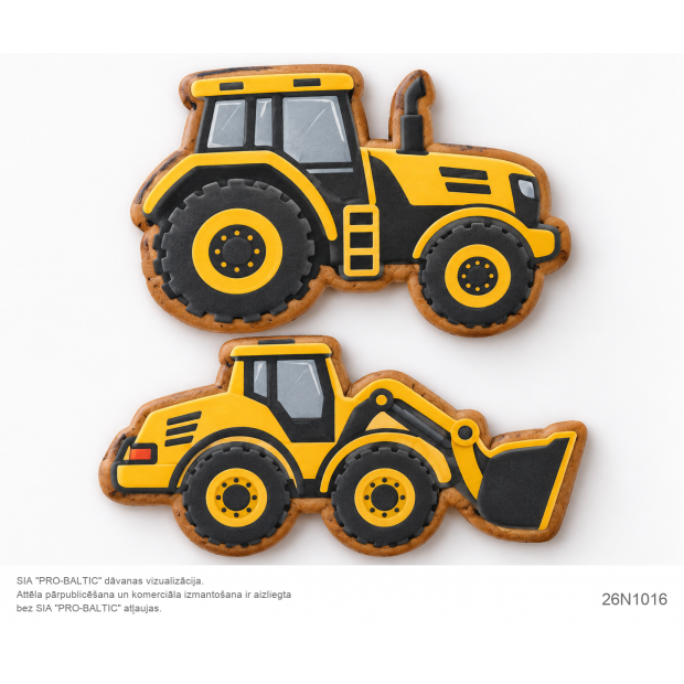 Gift “Creative Gingerbread” 26N1016 with printed gingerbread and cutter