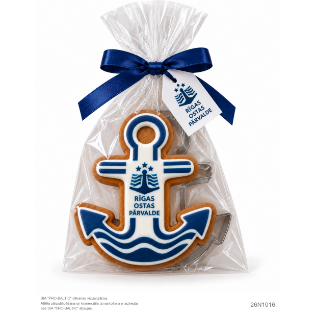 Gift “Creative Gingerbread” 26N1016 with printed gingerbread and cutter