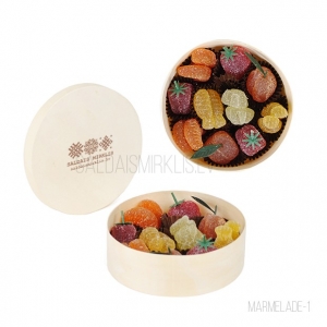 Premium marmelādes dāvanu komplekts "bisou", 250g